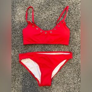 Michael Kors Red Women's Swimwear Set